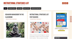 Desktop Screenshot of instructionalstrategies.org